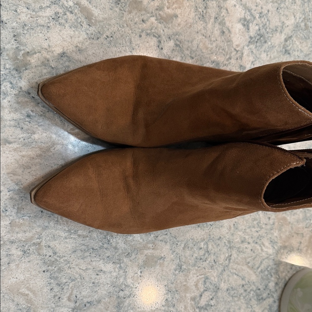 Universal Thread Brown Suede Ankle Booties - Picture 14 of 16